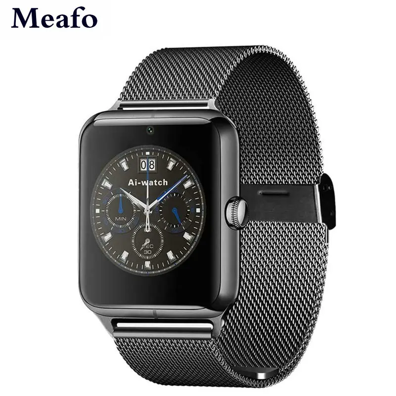 Смарт-часы Z50 Bluetooth Smartwatch 2G GSM g-сенсор 0.3mp камера Поддержка SMS Android IOS смартфон часы
