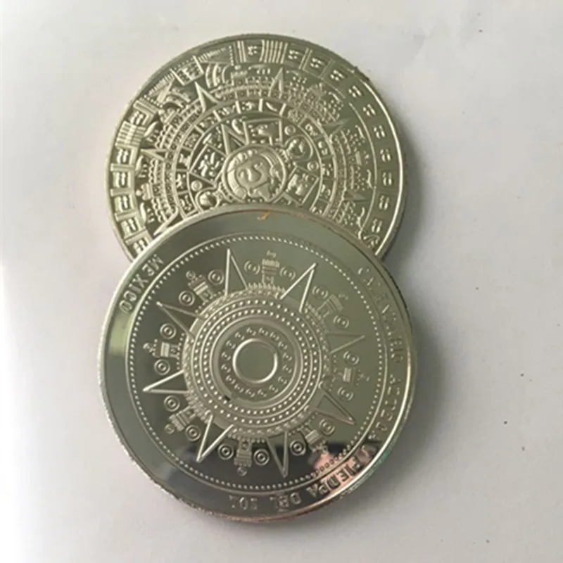 10 шт. бейдж с календарем 40 мм|coin coins|coins mexicocoin souvenir |