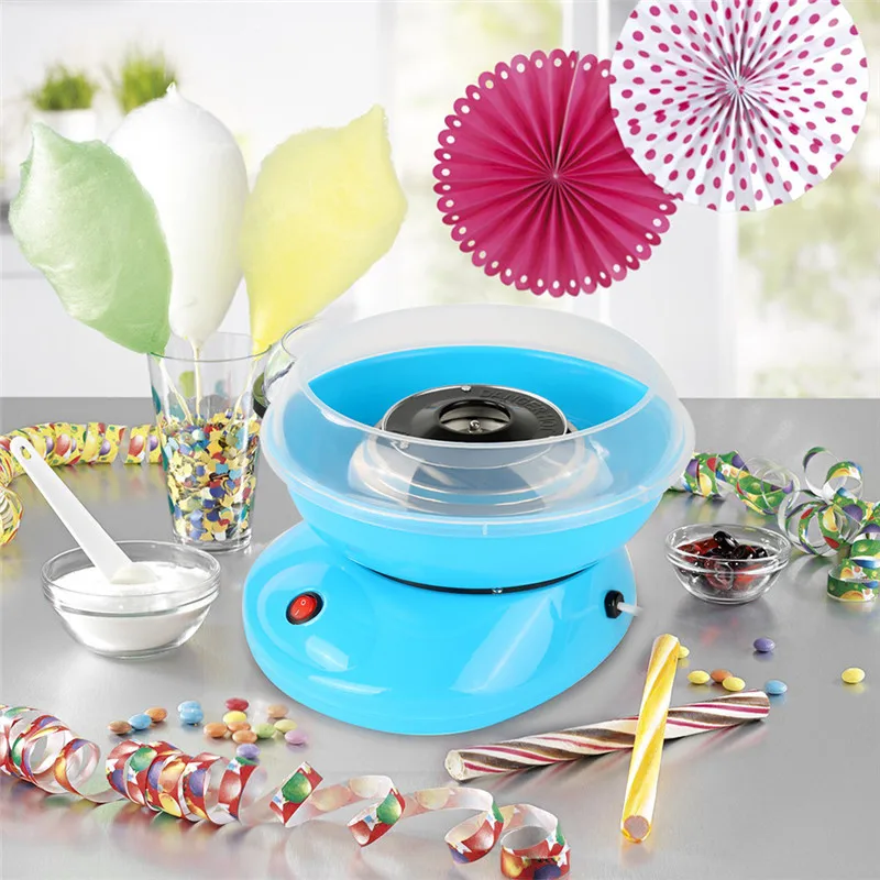 Мини электрический DIY Candy Floss крученый прибор для изготовления Сахара Машина домашний сладкий сахар хлопок Candy Maker для детей семейный подарок EU Plug