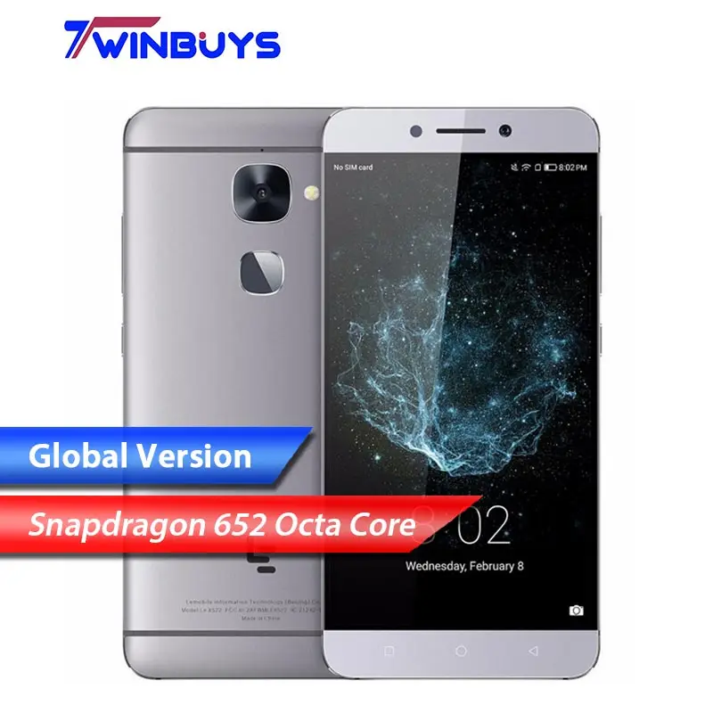 Original Letv LeEco Le 2 X526 3GB+64GB Mobile Phone Snapdragon 652 Octa Core 5.5&quot FHD 16MP Fingerprint Global Version 4G phone |