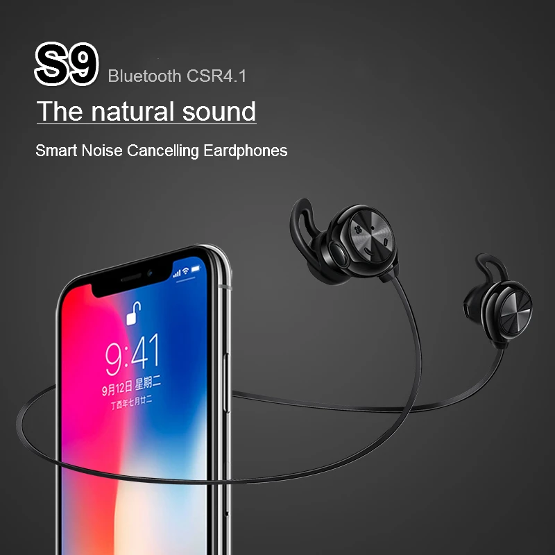 Q BAIHE новинка Беспроводные спортивные наушники Bluetooth 4 1 наушник висящий шейный