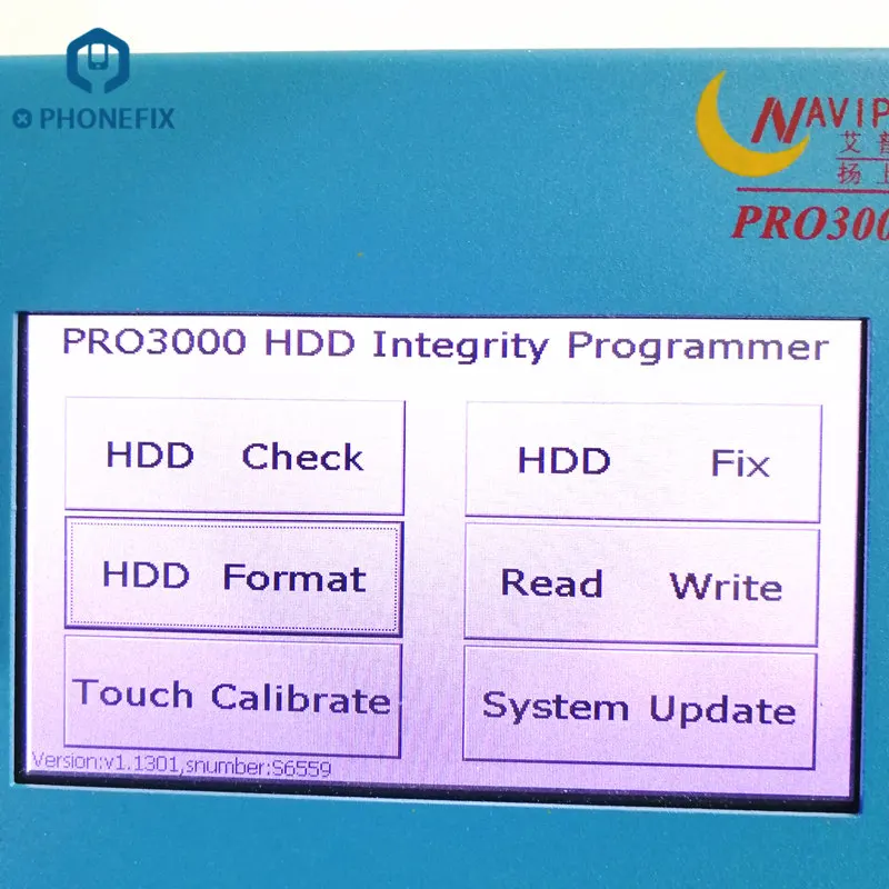 Программатор PHONEFIX Naviplus PRO3000S NAND Pro 3000S HDD инструмент для чтения записи и ремонта