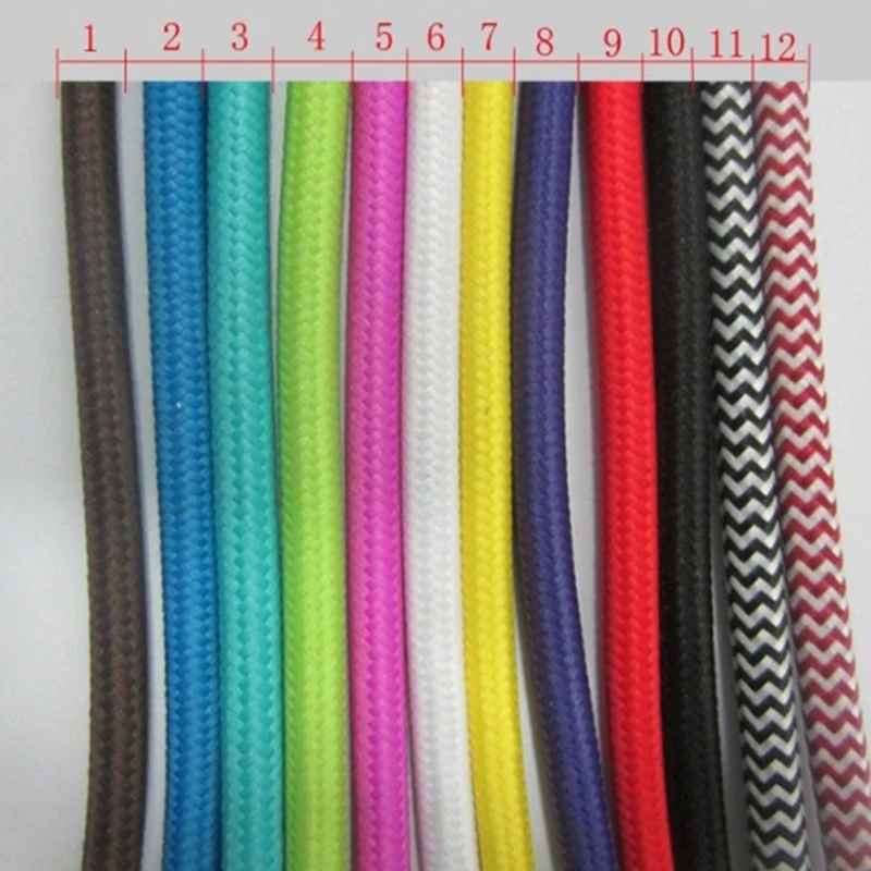Винтаж кабель 2*0.75 текстильной ткани электрический провод DIY подвесной