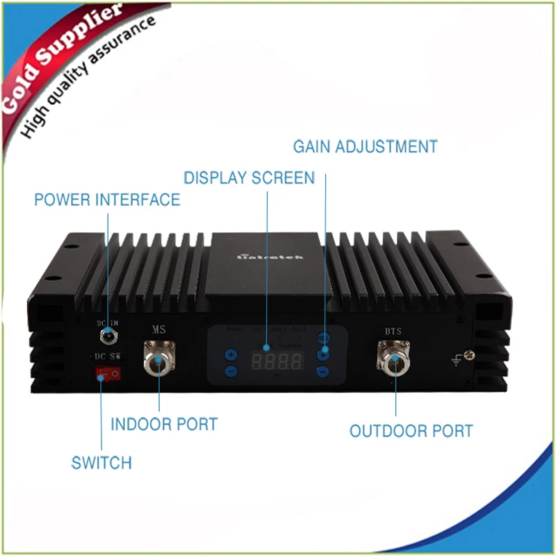 

4G LTE Band 20 Band 7 800 2600MHz Mobile Phone Signal Booster Cellular Data LTE Repeater Amplifier with AGC ALC function