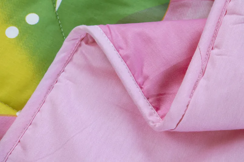 Стеганое покрывало с розовыми сердечками Минни Микки размер queen 200*230 см летнее