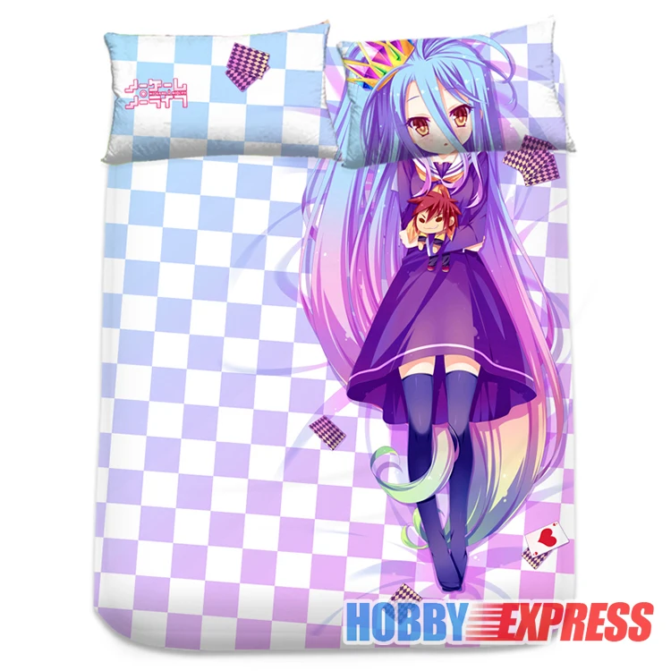 Hobby Express Shiro-без игры нет жизни японская кровать одеяло или пододеяльник с двумя
