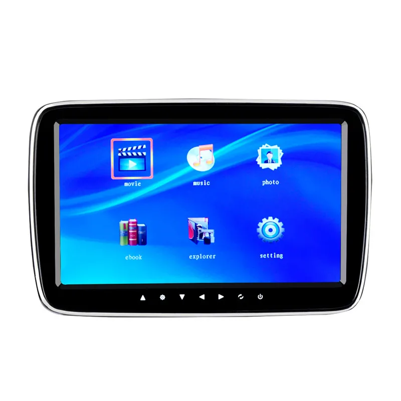 10inch DC12-24V PAL/NTSC 7W HD Digital LCD Screen Car Auto Headrest Monitor Media HiFi FM Audio Emission MP5 Player USB#291991 | Автомобили