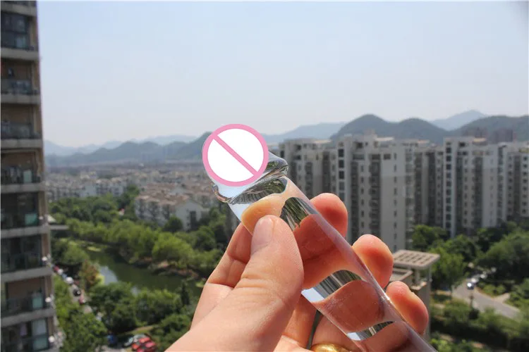 Кристаллический фаллоимитатор Pyrex для взрослых стеклянный Стеклянные секс