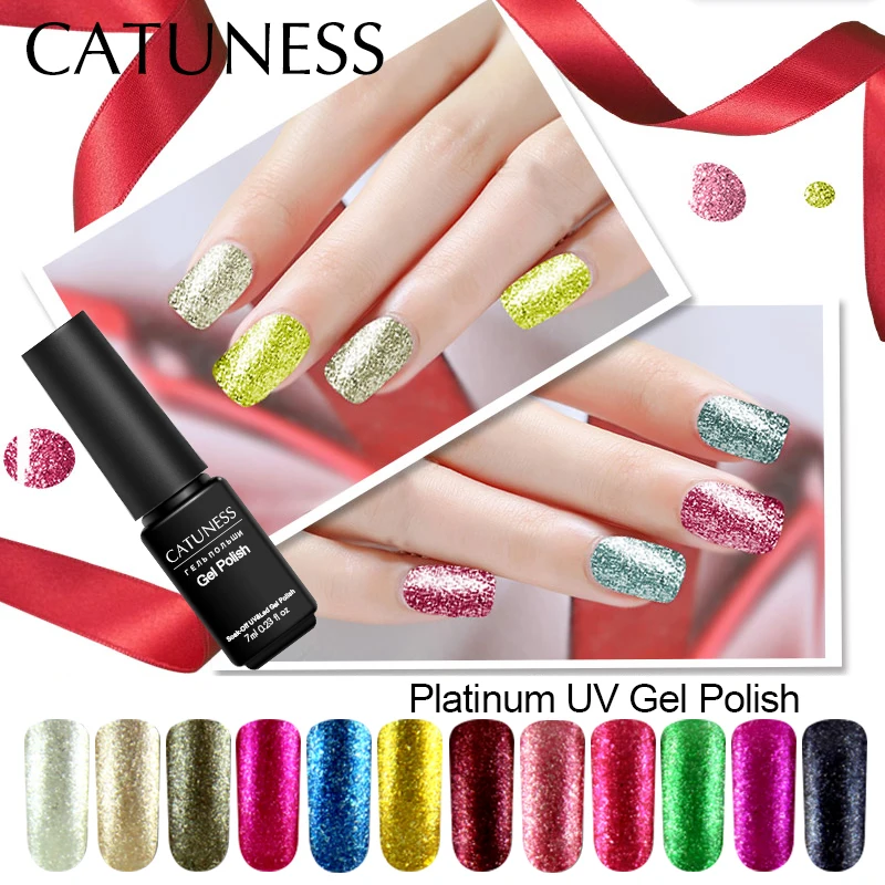 CATUNESS Platinum УФ-гель 7 мл Гель-лак для ногтей популярная коллекция продуктов с