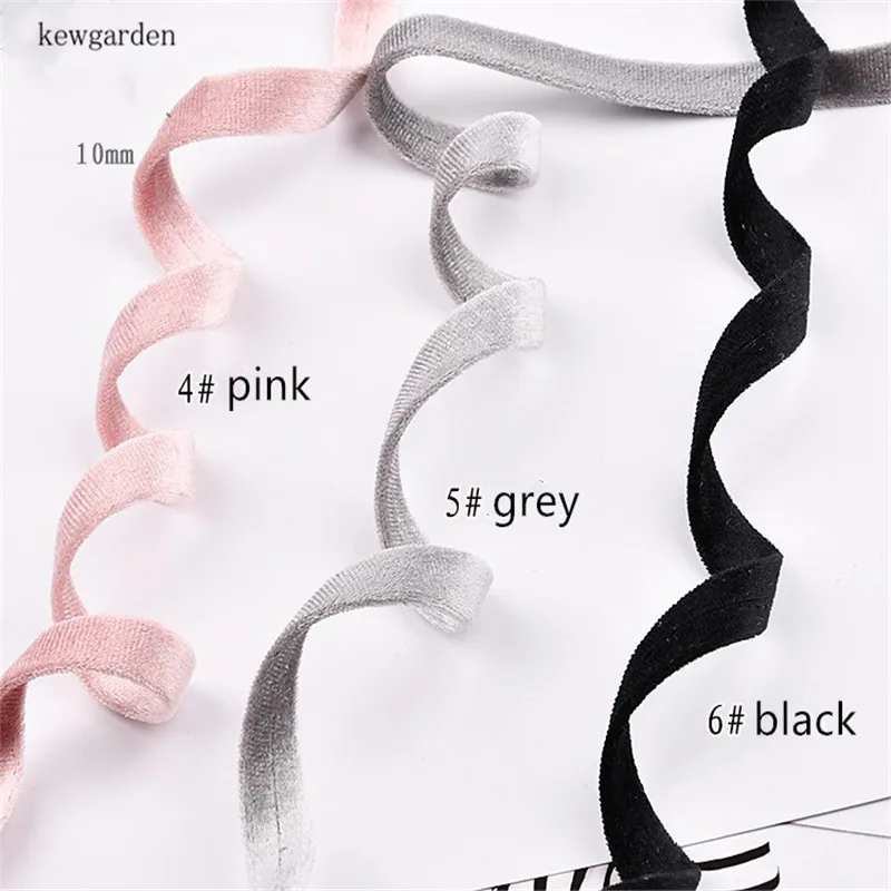 kewgarden 10mm 16cm Flannel Layering Cloth Ribbons DIY Bowknot Bow tie Satin Ribbon Handmade Tape Riband 12m/lot | Дом и сад