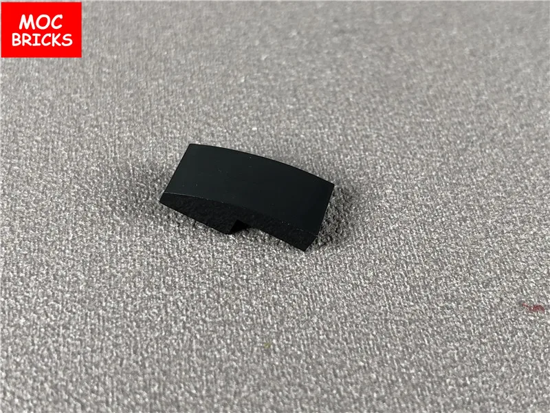 100 шт./лот MOC склон кирпича изогнутый 2x1 без шпилек подходит для 11477 DIY Развивающие
