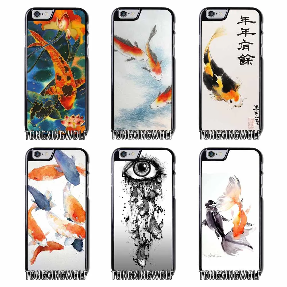 Акварель Koi Fish Картины чехол для Samsung A3 A5 A7 2015 2016 2017 Sony z1 z2 z3 Z5 Compact X XA XZ