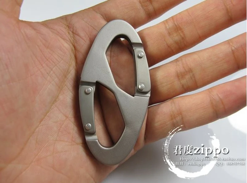 Free Shipping+Wholesale Carabiner Buckle 8-shaped Aluminum Snap Clip Hook 500pcs/lot | Спорт и развлечения