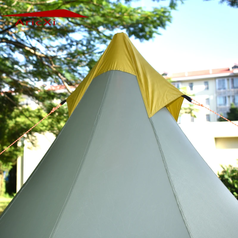 ARICXI Ultralight Открытый Кемпинг вигвама 20D Silnylon Пирамида палатка 1 2 человек большая