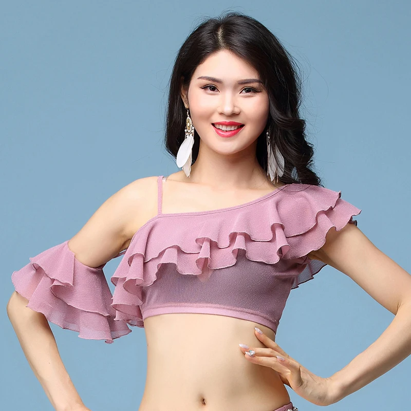 2018 новый костюмы для танца живота племенной танец футболки модал прочная верхняя