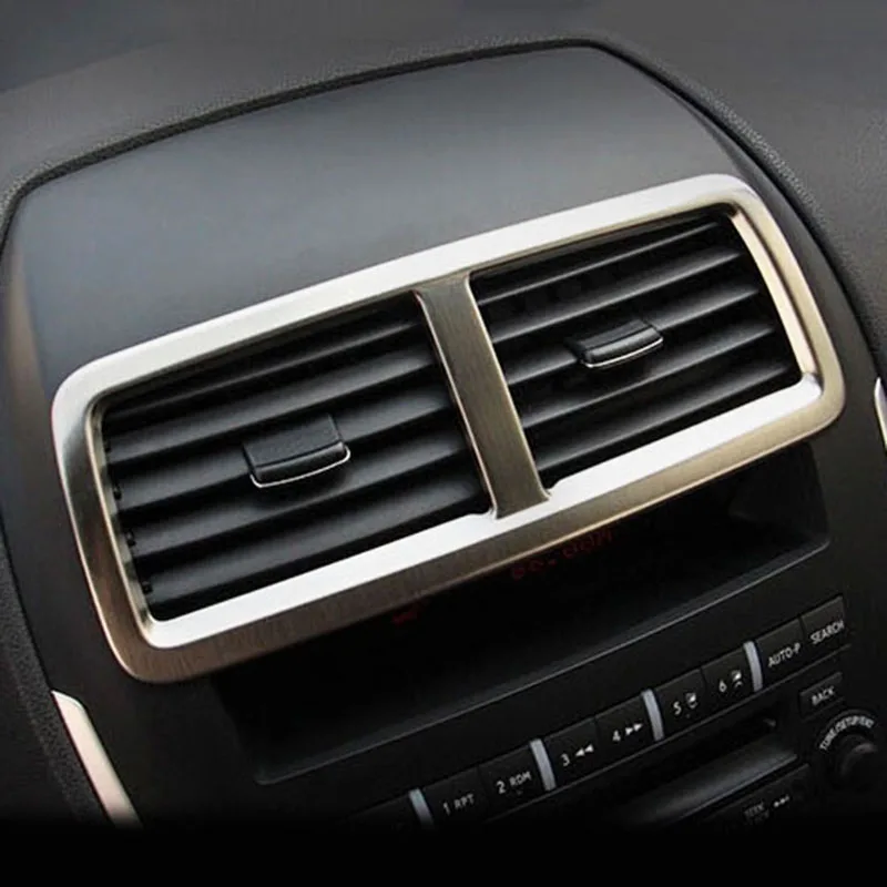 Для Mitsubishi ASX Outlander Sport RVR 2011 2012 2013 2014 2015 хромированный центральный кондиционер