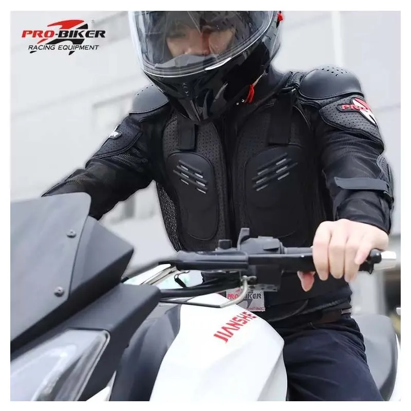 Куртка мотоциклетная Pro Biker Мужская полноразмерная защита для мотокросса