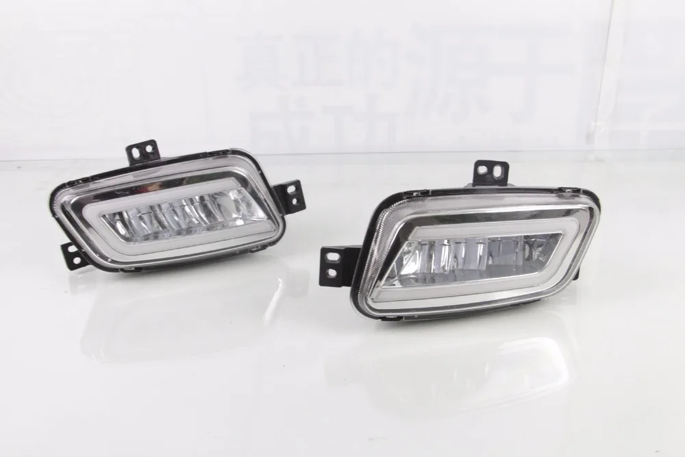 Osmrk led drl дневные ходовые огни для Ford Everest 2016-2019 с желтым поворотным сигналом и