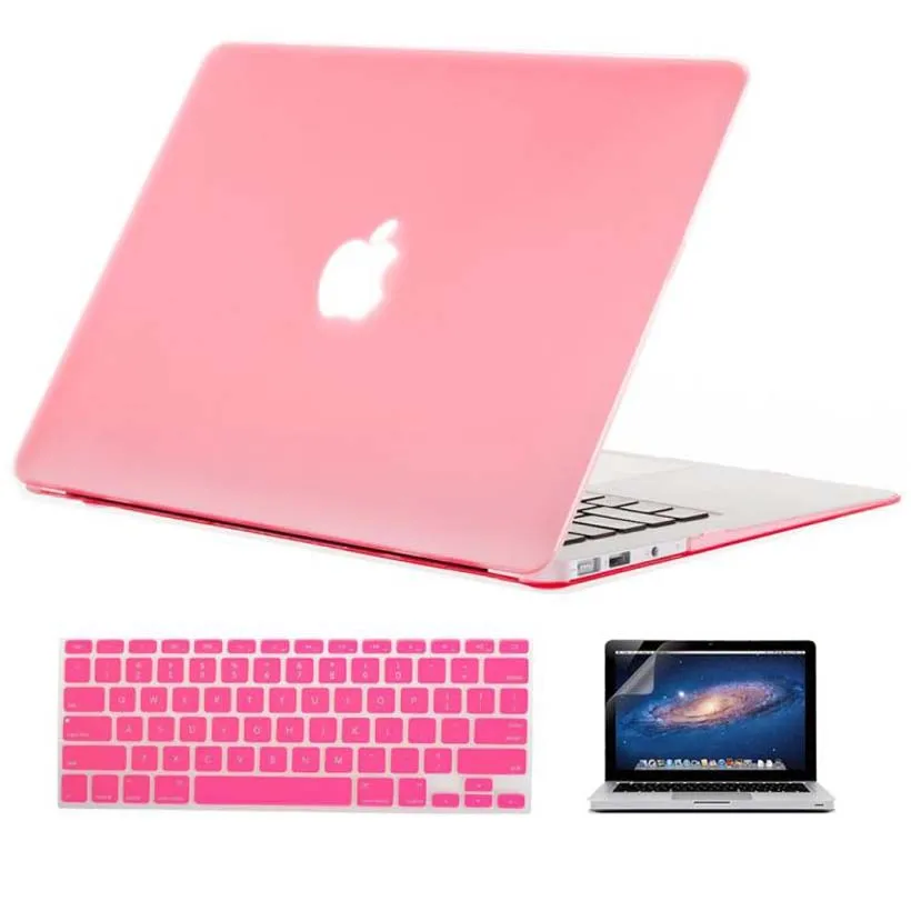 Новая мода PC жесткий матовый чехол для Apple macbook Air Pro Retina 11 12 13 15 сумка ноутбука Mac book
