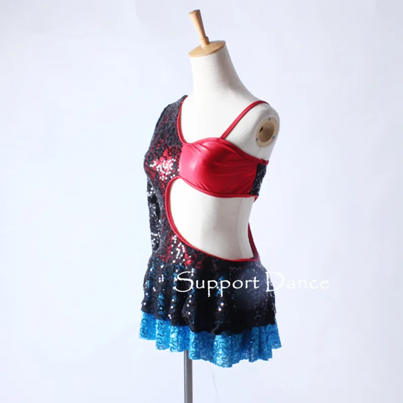 Женское кружевное платье для латиноамериканских танцев с блестками| |