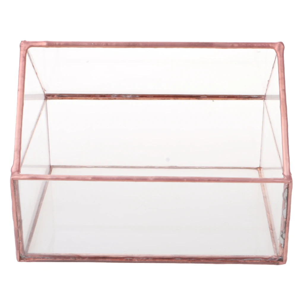 Glass House Terrarium Container Geometric Succulent Planter Wedding Card Box Decor | Дом и сад