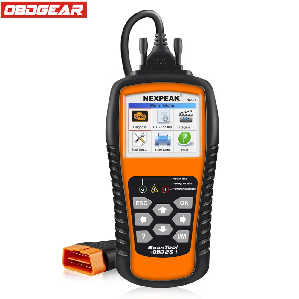 2018 OBD2 автомобилей сканер nexpeak NX501 полный ODB2 поддерживает несколько языков odb 2 Авто