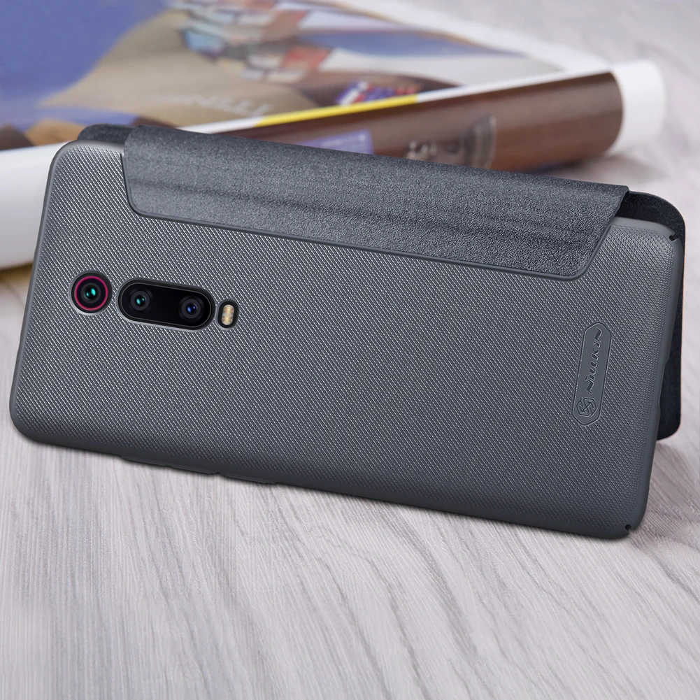 Чехол-книжка для Xiao mi Red mi K20/K20 Pro, чехол Nillkin Sparkle Series, чехол на Xiaomi mi 9 T/mi 9T Pro, кожаный чехол