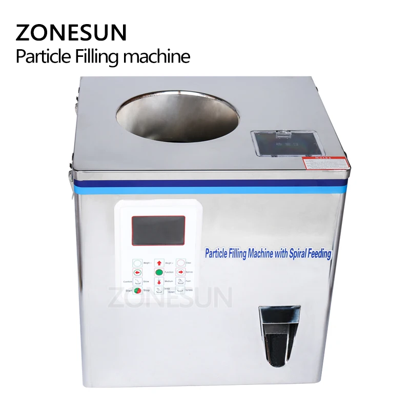 ZONESUN машина для упаковки чая розлива саше аппарат банок гранул медицинская