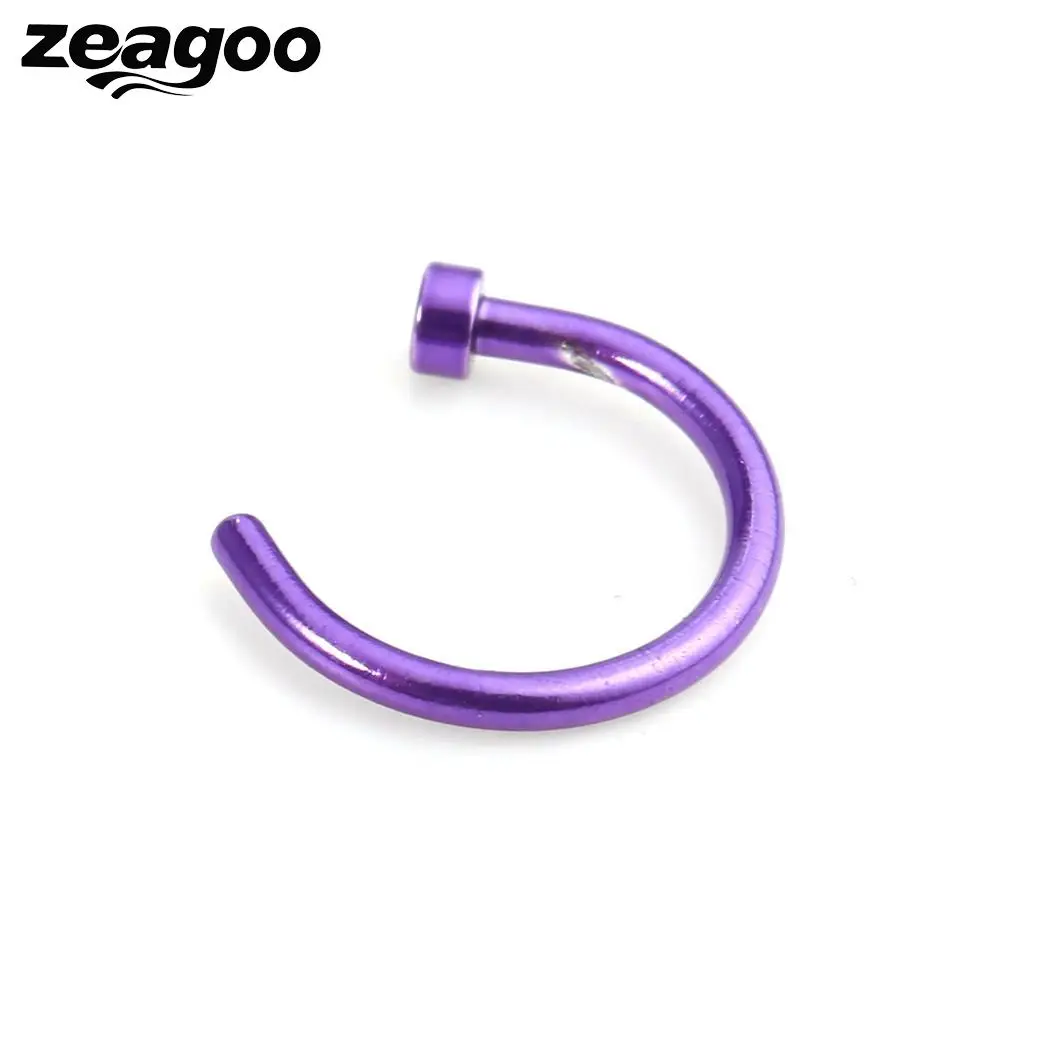 Серьги гвоздики Zeagoo из нержавеющей стали для женщин 8 цветов 3 размера открытый