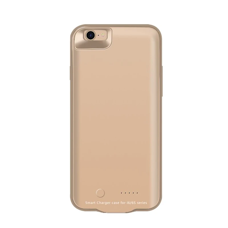 Тонкий чехол для зарядки аккумулятора 3000 мАч iPhone 8 7 6 6s Plus внешнего внешний