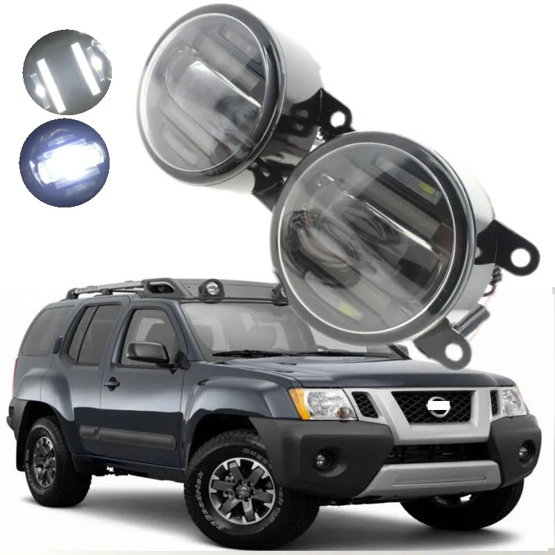 Для Nissan Xterra 2005-2015 2 в 1 18 Вт Светодиодный Противотуманные фары белый режущий