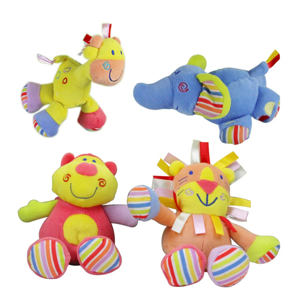 1 шт. красочные животных колокольчики многофункциональные детские игрушки