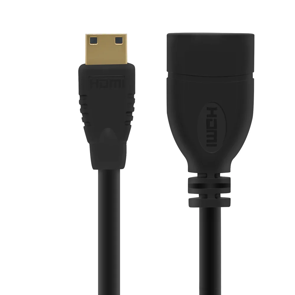 Премиум Версия 1 4 1080p 3D позолоченный мини адаптер HDMI Папа мама кабель
