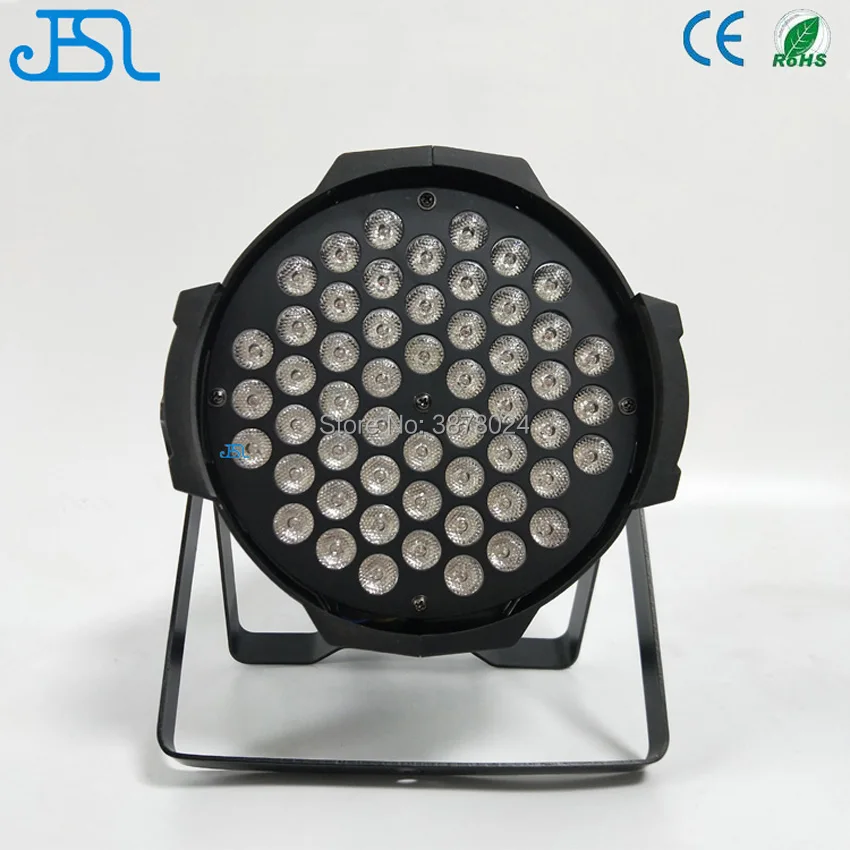 TOP Stage Light 8 PCS 54 X 3W RGB Led DJ Par Indoor Aluminum Shell Background Projector 3IN1 Spot DMX512 Cans wi | Освещение