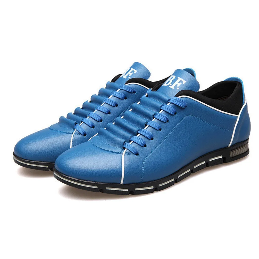 New Big Size 38-48 Men Shoes Leather Summer Round Toe Casual Fashion For Men's Flat | Обувь