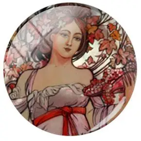 TAFREE Винтаж Русалка Ангел узоры 5 шт. 12 мм/18 мм/20 мм/25 мм круглый фото стекло кабошон демонстрация с плоской задней частью делая результаты - Цвет: NS574 2