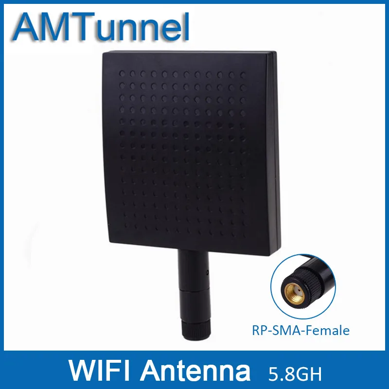 

5.8GHz WiFi antenna 5GHz Router antenna 12dBi Outdoor Panel Antenna 5150-5825MHz RP-SMA male Connector wireless antenna