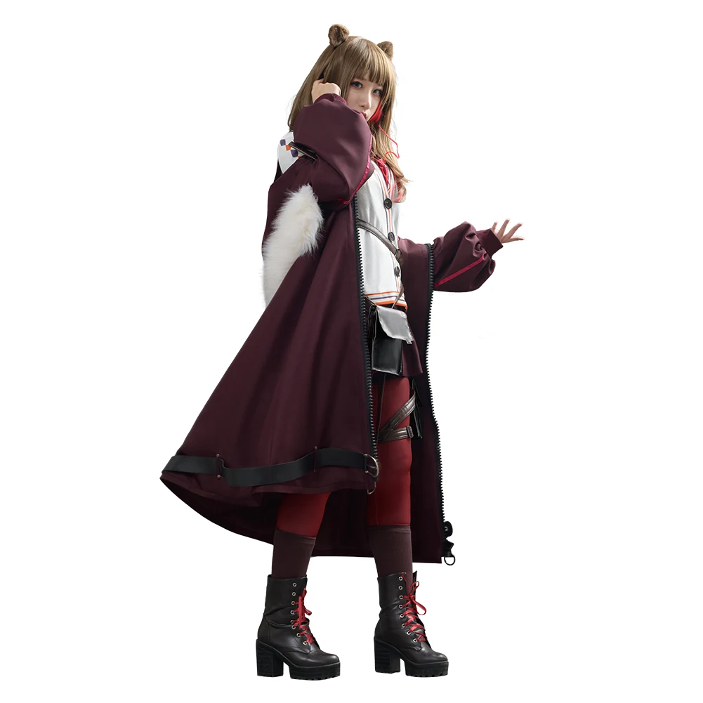 

Game Arknights Cosplay Costume Trench Outfit Wig Full Sets Adult Women Halloween Carnival Custom Made