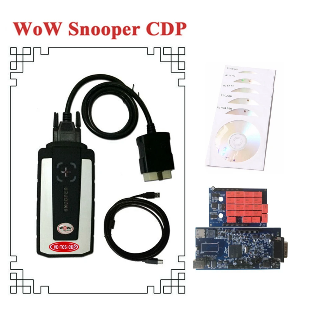 5 шт./лот DHL V5.00.12 2016 лучшие Wow Snooper с/без Bluetooth грузовик автомобиля диагностический