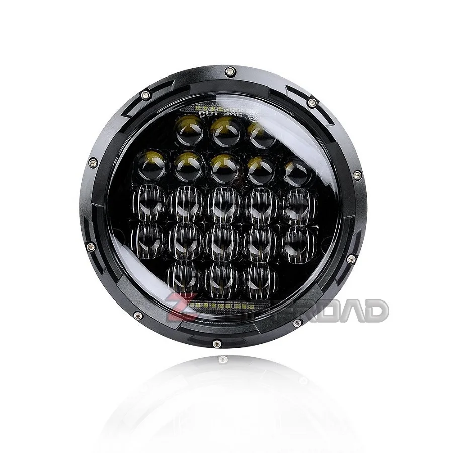 Для Jeep Wrangler 7 &quotdrl светодиодные Автомобильные фары с дневными ходовыми огнями