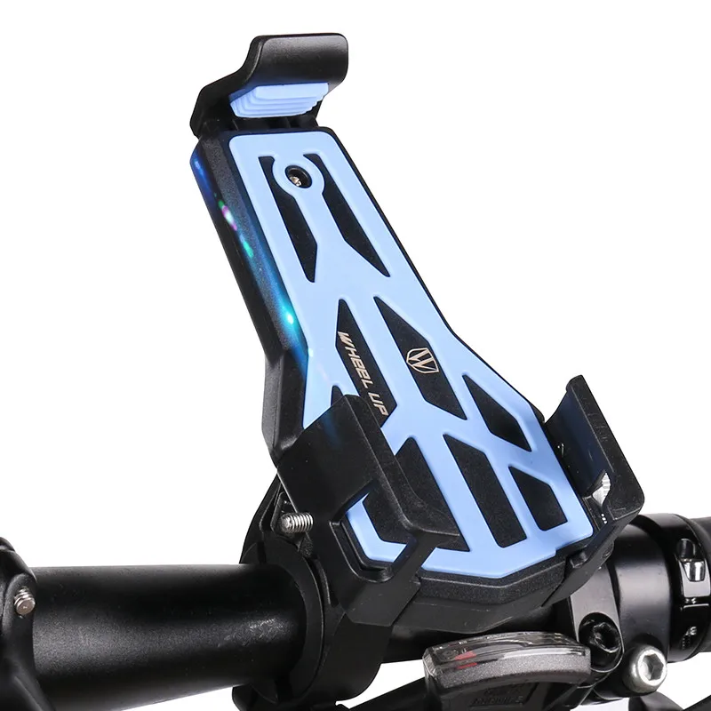 

Держатель для телефона на руль велосипеда, регулируемый, для горного и дорожного велосипеда, треугольная стабилизация,-7 дюймов, зажим для т...