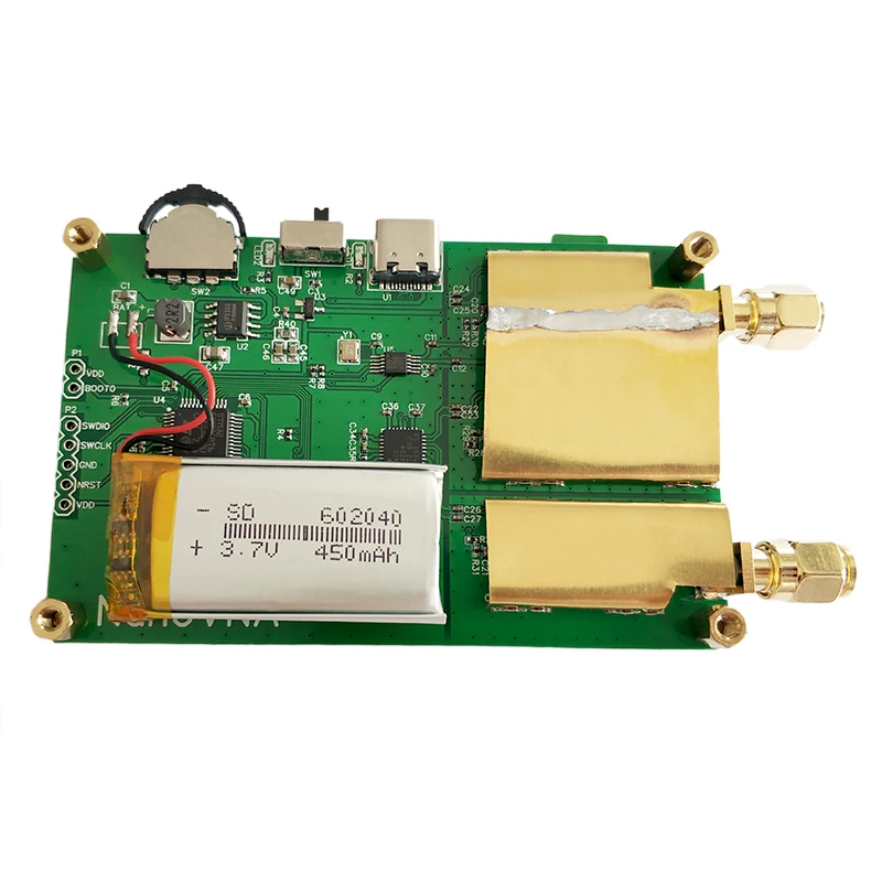Антенный Анализатор NanoVNA 50 кГц ~ 300 МГц Векторный анализатор сети хост MF HF VHF UHF UV