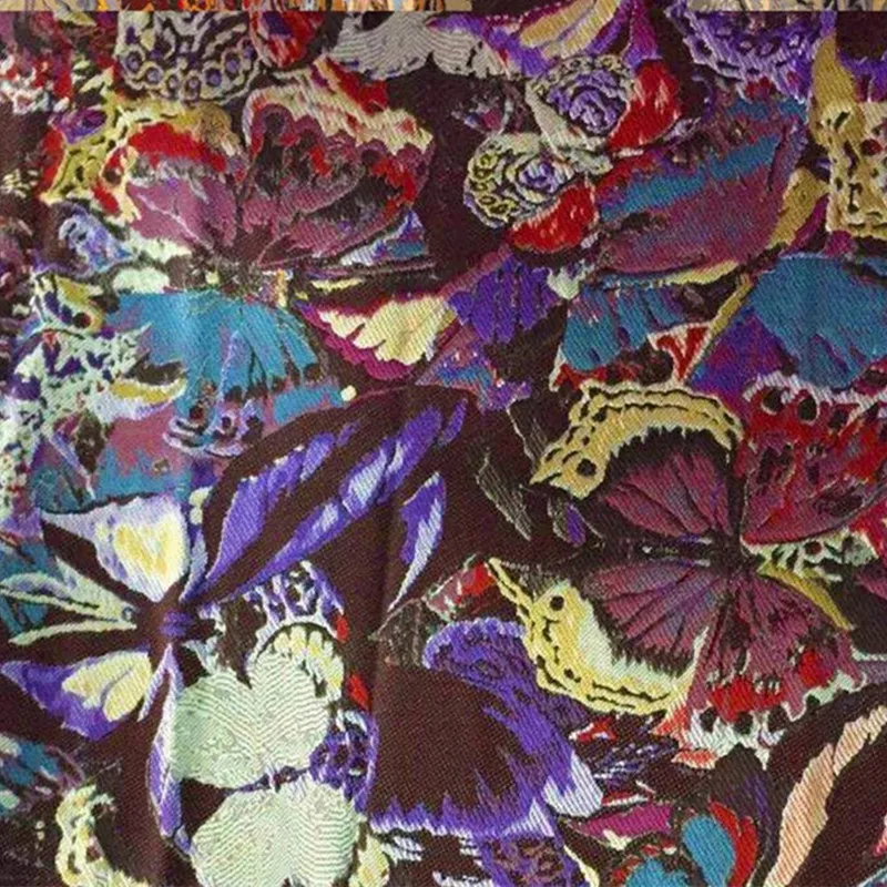 100x145cm/piece Grade Dyed Jacquard Fashion Fabric High GrecisionLarge Butterfly Coat Dress Material Windbreaker Skirt | Дом и сад