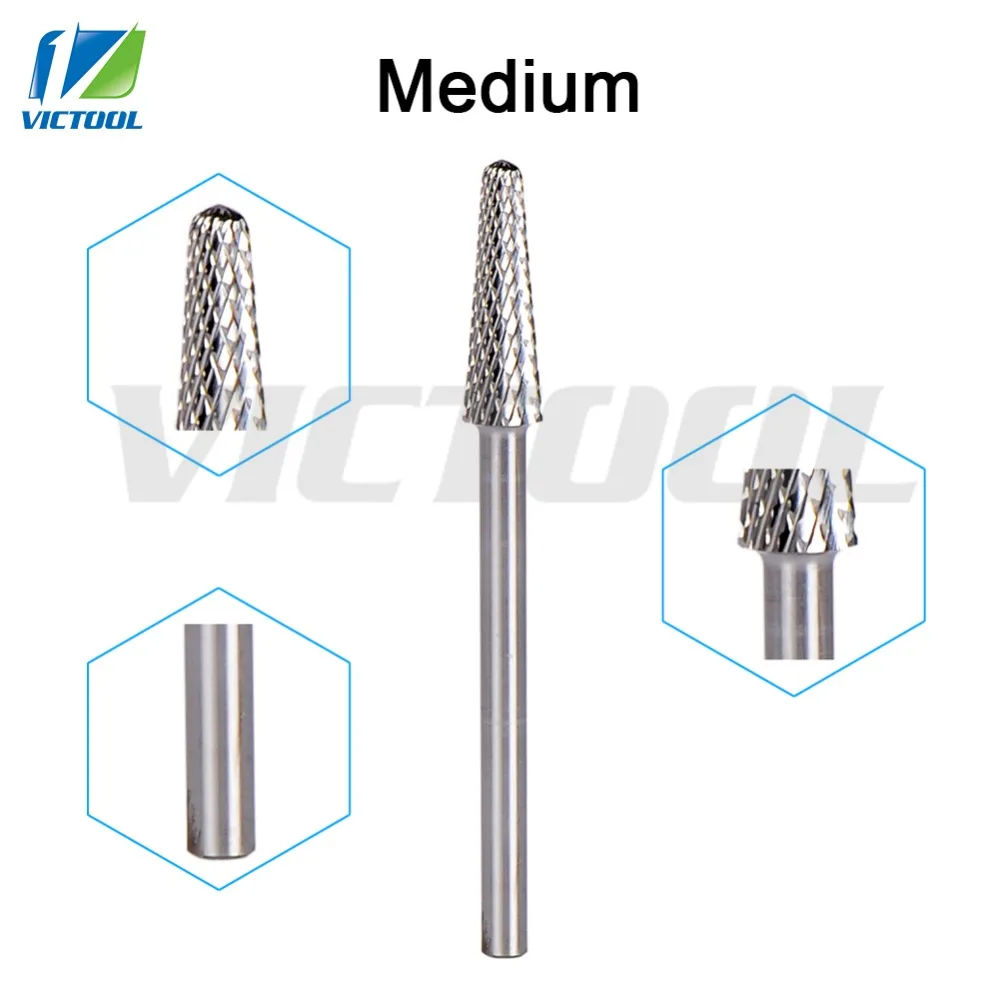 Вольфрамовые сверла среднего размера фрезер для ногтей электрической машинки