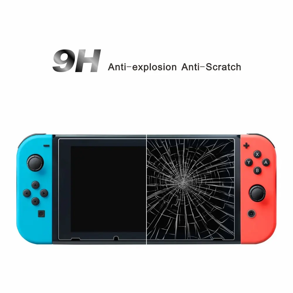 Прозрачное Стекло экрана для nintendo Switch Премиум Защитная пленка из закаленного стекла защита поверхности для nintendo Switch аксессуары для игр