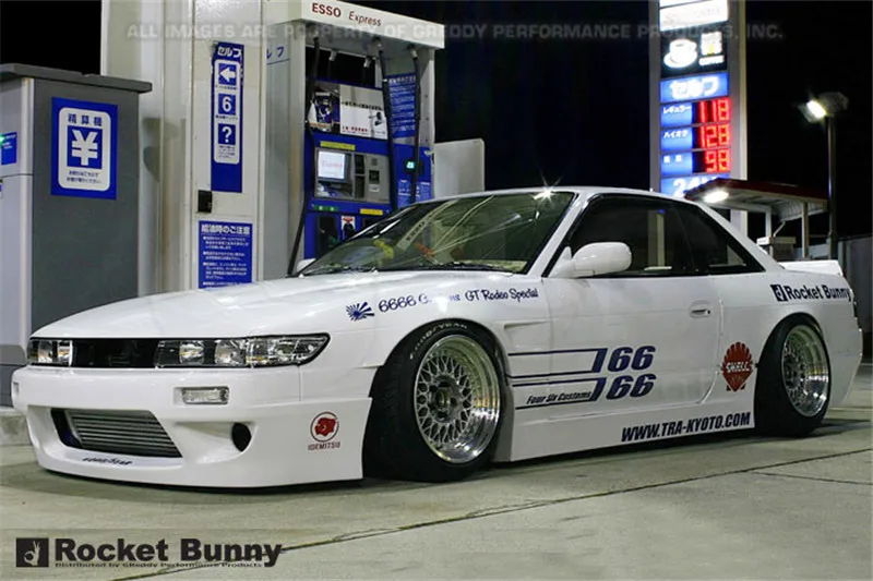Стекловолокно FRP бодикон подходит для 1989 1994 S13 Silvia PS13 RB V1 стиль тела комплект