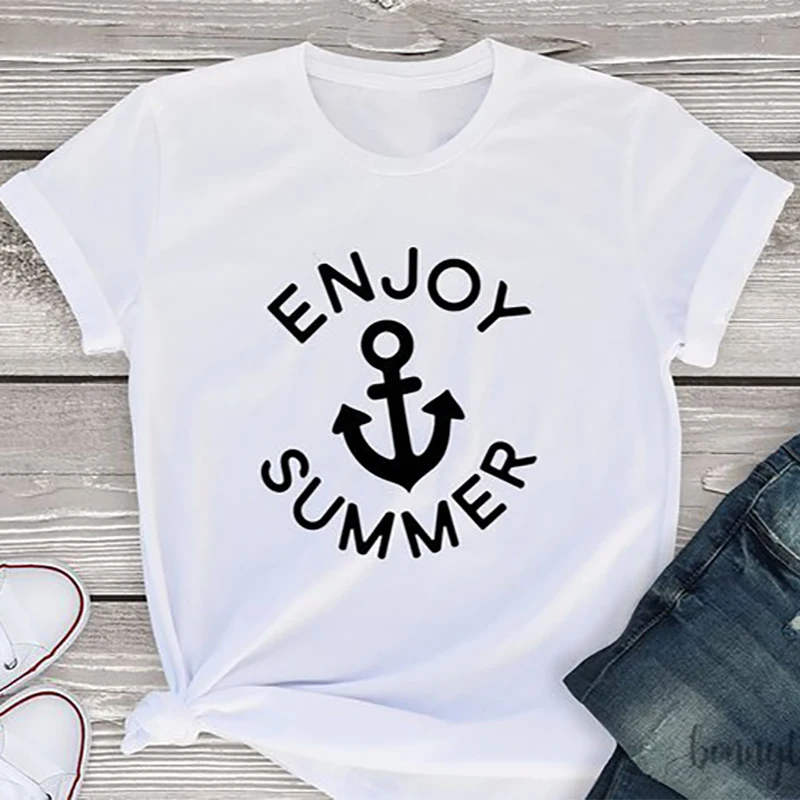 Футболка Тканевая обувь в стиле Харадзюку В винтажном С принтом супер мягкие