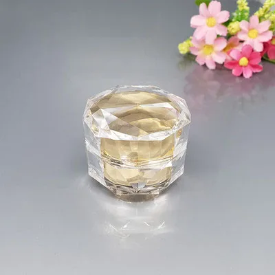 15g Cream Jar Золотая бутылка в форме птичьего гнезда пустая бутылка с распылителем эссенция лосьон насос бутылка Акриловая банка для крема контейнер флакон для косметики 5 г 30 г 50 г - Цвет: 15g Cream Jar