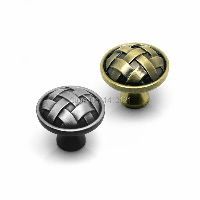 Бесплатная доставка мебельные ручки Античная Европейский округлое Цинковое