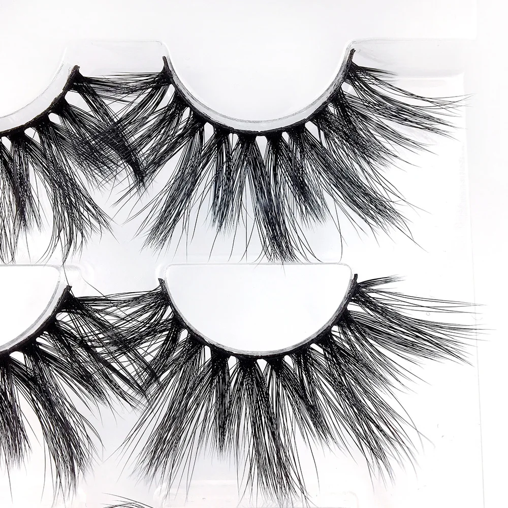 3pairs 25mm 3D False Eyelashes Fake Lashes Long Makeup Mink Eyelash Extension Beauty | Красота и здоровье